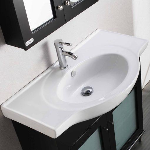 Eviva Tux® 30″ Transitional Bathroom Vanity with Integrated Porcelain Sink Vanity Eviva 