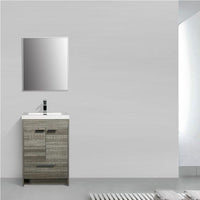 Thumbnail for Eviva Lugano 24″ Modern Bathroom Vanity w/ White Integrated Top Vanity Eviva 