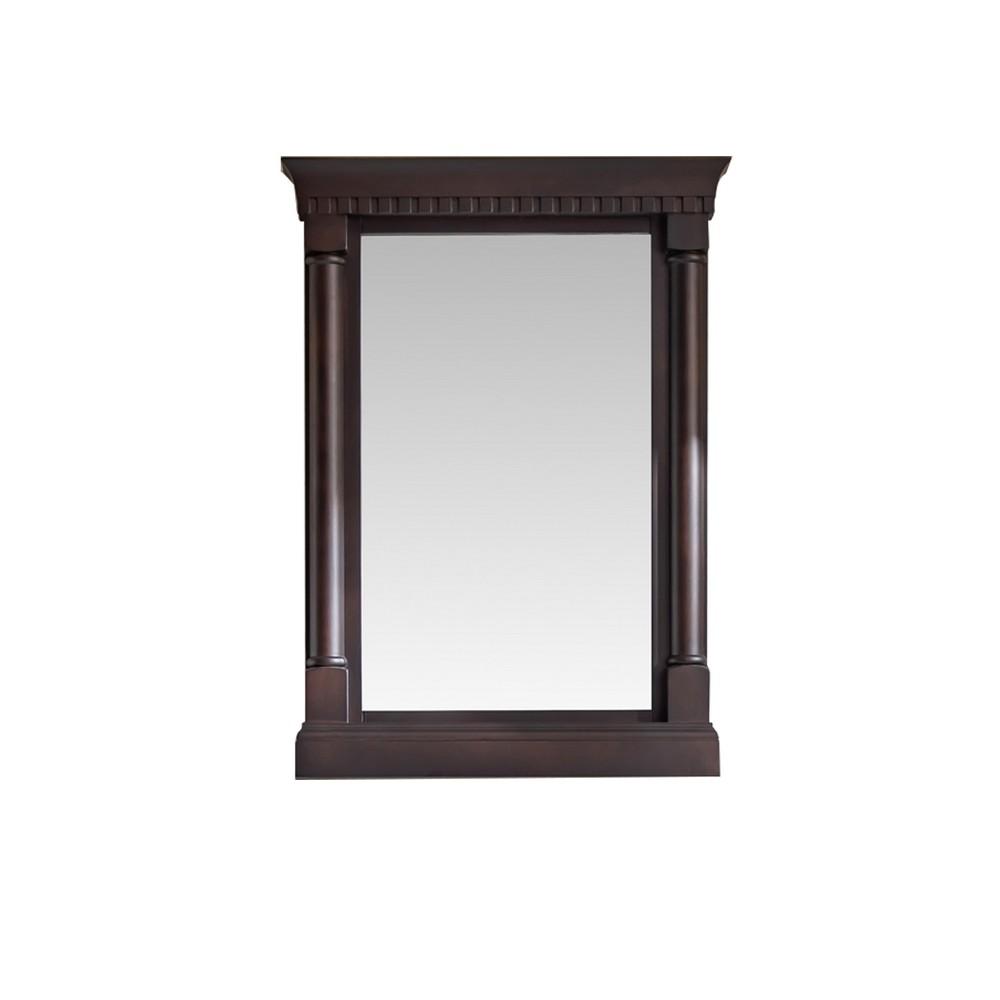 Eviva Preston Aged Chocolate Wall-mount Bathroom Mirror Bathroom Vanity Eviva 