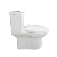 Thumbnail for Eviva Standy® Elongated Cotton White One Piece Toilet with Soft Closing Seat Cover, High efficiency, Water Sense & CUPC certified with the united states plumbing standards Toilets Eviva 