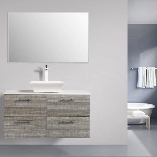Eviva Luxury 40 inch bathroom vanity with Porcelain vessel sink Vanity Eviva 