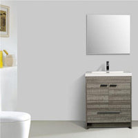Thumbnail for Eviva Lugano 30″ Modern Bathroom Vanity w/ White Integrated Top Vanity Eviva 