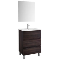 Thumbnail for Eviva Vigo 24″ Bathroom Vanity With White Integrated Porcelain Sink Vanity Eviva 