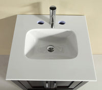 Thumbnail for Totti Shaker 24″ Transitional Bathroom Vanity with White Carrera Countertop Vanity Eviva 