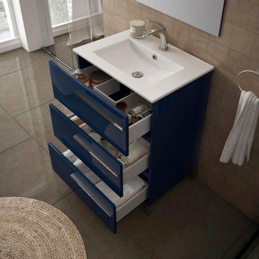 Eviva Olivia 28 inch Marino Blue Free standing Bathroom Vanity Vanity Eviva 