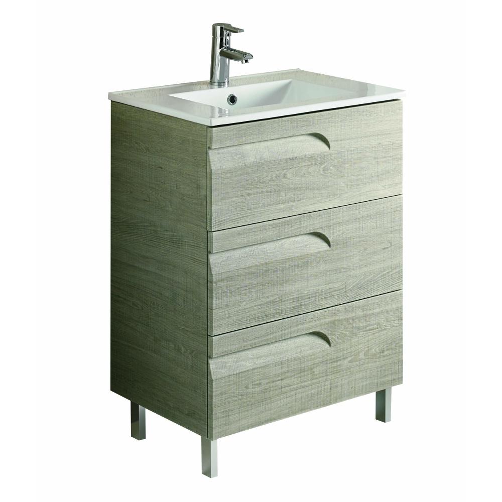 Eviva Vitta 24″ Modern Bathroom Vanity with White Integrated Porcelain Sink Vanity Eviva Maple 