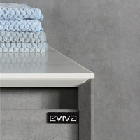 Thumbnail for Eviva Vista 40″ Concrete Grey Bathroom Vanity Vanity Eviva 
