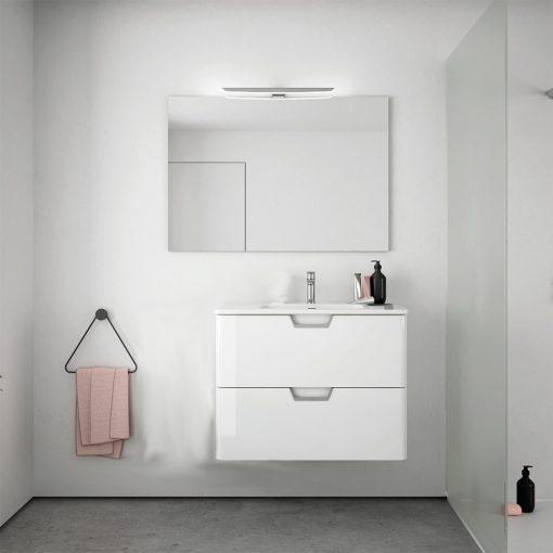 Eviva Hayat 24″ Modern Wallmount Bathroom Vanity with White Integrated Porcelain Sink Vanity Eviva 