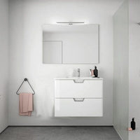 Thumbnail for Eviva Hayat 24″ Modern Wallmount Bathroom Vanity with White Integrated Porcelain Sink Vanity Eviva 