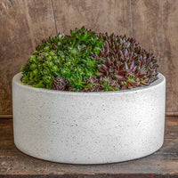 Thumbnail for Campania International Fiber Cement Geo Footed Planter - Terrazzo - (S/4) Urn/Planter Campania International Cylinder 