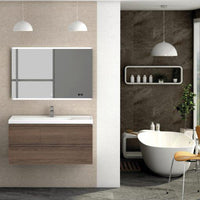Thumbnail for Eviva Roxy 39″ Natural Oak Vanity with Porcelain sink Vanity Eviva 