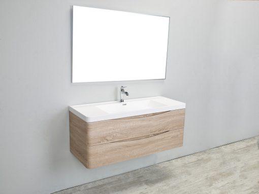 Eviva Smile 48″ Wall Mount Modern Bathroom Vanity w/ White Integrated Top Bathroom Vanity Eviva 