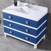 Thumbnail for Eviva Sydney 42 Inch Bathroom Vanity with Solid Quartz Counter-top Vanity Eviva 