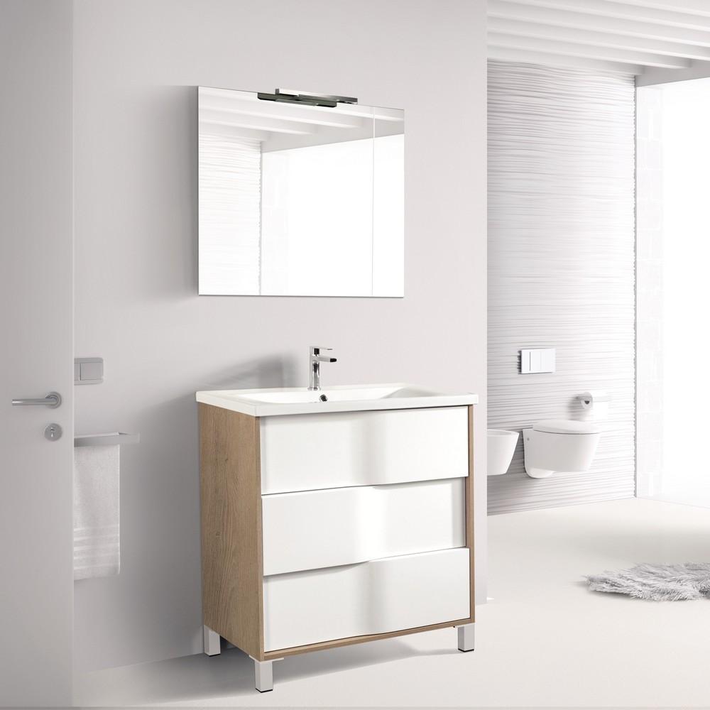 Eviva Toronto 32″ Free standing Bathroom Vanity with White Porcelain Sink Vanity Eviva White Oak 