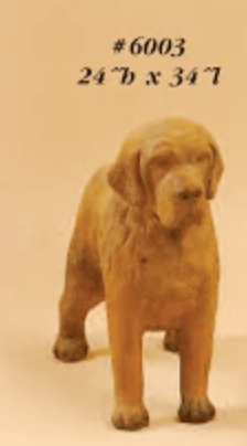 St. Bernard Cast Stone Outdoor Asian Collection Statues Tuscan 