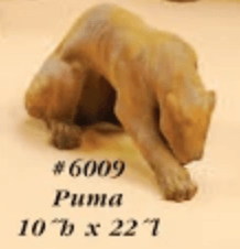 Puma Cast Stone Outdoor Asian Collection Statues Tuscan 