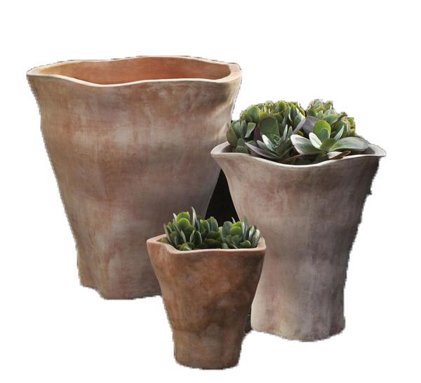 Campania International Terra Cotta Foxglove Tall Planter Urn/Planter Campania International 