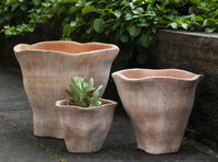 Thumbnail for Campania International Terra Cotta Foxglove Short Planter Urn/Planter Campania International 