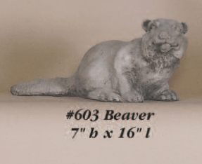 Beaver Cast Stone Outdoor Asian Collection Statues Tuscan 