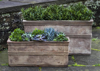 Thumbnail for Campania International Terra Cotta Antico Rectangular Planter Urn/Planter Campania International 