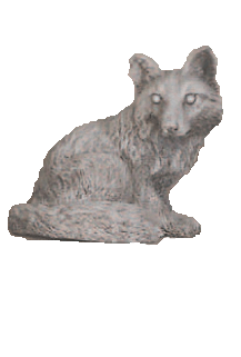 Fox Cast Stone Outdoor Asian Collection Statues Tuscan 