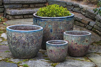 Thumbnail for Campania International Glazed Terra cotta Aspara Planter Urn/Planter Campania International 