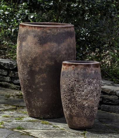 Campania International Glazed Terra cotta Ta Som Planter Urn/Planter Campania International 