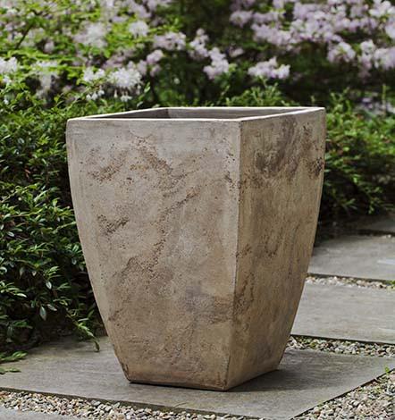 Campania International Terra cotta Square Brasilia Planter Urn/Planter Campania International 