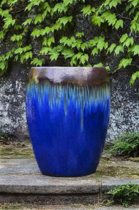 Thumbnail for Campania International Glazed Terra cotta Polaris Planter Urn/Planter Campania International 