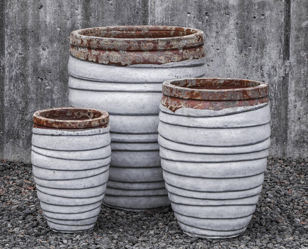 Campania International Glazed Terra Cotta Guaracha Planter Urn/Planter Campania International 