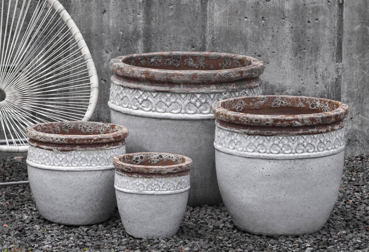 Campania International Glazed Terra Cotta Montserrat Planter Urn/Planter Campania International 