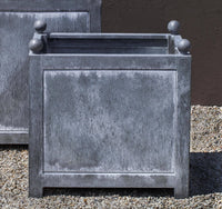 Thumbnail for Campania International Zinc coated Steel Box Hill Planter Urn/Planter Campania International 