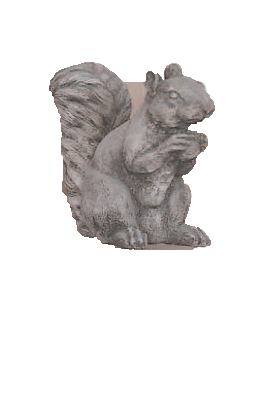Squirrel Cast Stone Outdoor Asian Collection Statues Tuscan 
