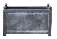 Thumbnail for Campania International Zinc coated Steel Box Hill Rectangle planter Urn/Planter Campania International 