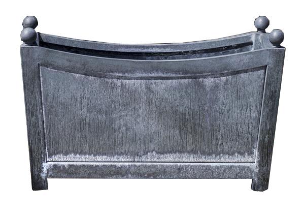 Campania International Zinc coated Steel Loire Rectangle Planter Urn/Planter Campania International 