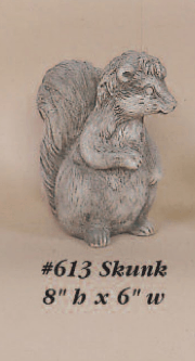Skunk Cast Stone Outdoor Asian Collection Statues Tuscan 