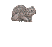 Thumbnail for Baby Squirrel Up and Down Cast Stone Outdoor Asian Collection Statues Tuscan 