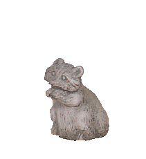 Baby Squirrel Up and Down Cast Stone Outdoor Asian Collection Statues Tuscan 