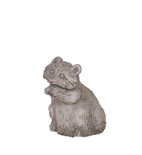 Thumbnail for Baby Squirrel Up and Down Cast Stone Outdoor Asian Collection Statues Tuscan 