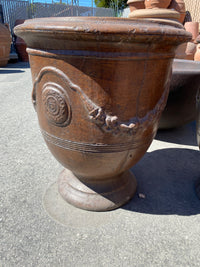 Thumbnail for Anduze Pot Medium Outdoor Cast Stone Planter Planter Tuscan 