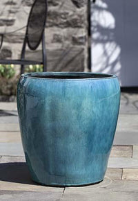 Thumbnail for Campania International Glazed Terra cotta Ellesmere Planter Urn/Planter Campania International 