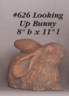 Looking Up Bunny Cast Stone Outdoor Asian Collection Statues Tuscan 