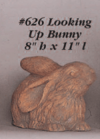 Thumbnail for Looking Up Bunny Cast Stone Outdoor Asian Collection Statues Tuscan 