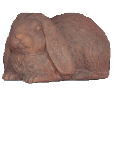 Lop Bunny Cast Stone Outdoor Asian Collection Statues Tuscan 
