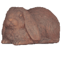Thumbnail for Lop Bunny Cast Stone Outdoor Asian Collection Statues Tuscan 