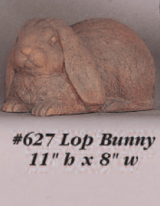 Lop Bunny Cast Stone Outdoor Asian Collection Statues Tuscan 