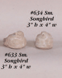Thumbnail for Small Songbird Cast Stone Outdoor Asian Collection Statues Tuscan 