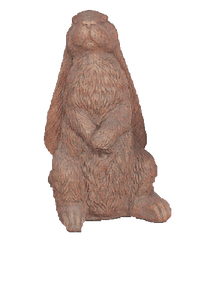 Thumbnail for Long Eared Bunny Up and Down Cast Stone Outdoor Asian Collections Statues Tuscan 