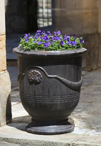 Thumbnail for Campania International Glazed Terra cotta Coquille Anduze Urn Urn/Planter Campania International 