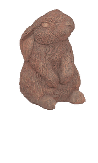 Thumbnail for Looking Bunny Up Cast Stone Outdoor Asian Collection Statues Tuscan 